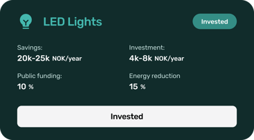 Investment Card